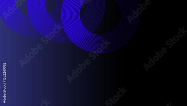 Fototapeta Blue abstract background with swirling light waves, a perfect vector design element