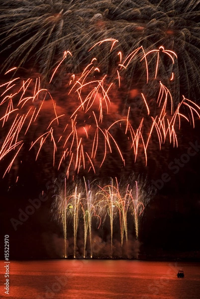 Fototapeta Firework "Red Hell"