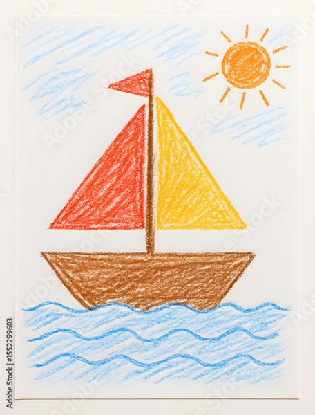 Obraz Barcos Giz de Cera