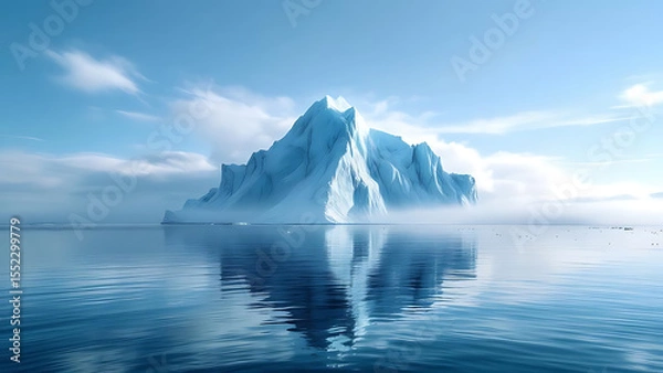 Obraz Iceberg Island Floating in Clear Blue Ocean