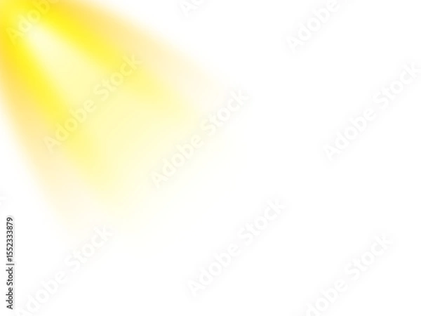 Fototapeta Abstract Yellow and White Light on a Red Background with Unique Shape and Design