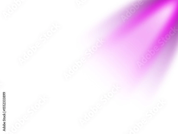 Fototapeta Abstract purple light beam with white center on a black background graphic design