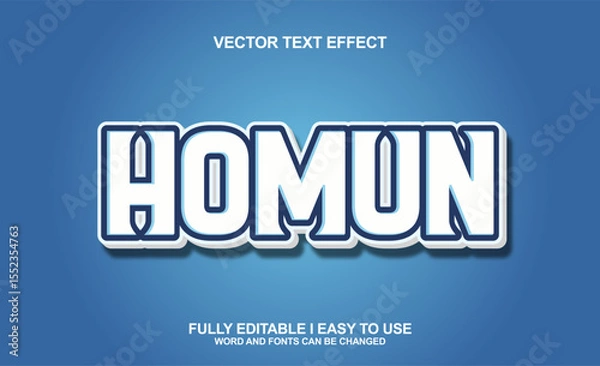 Fototapeta Editable font text effect