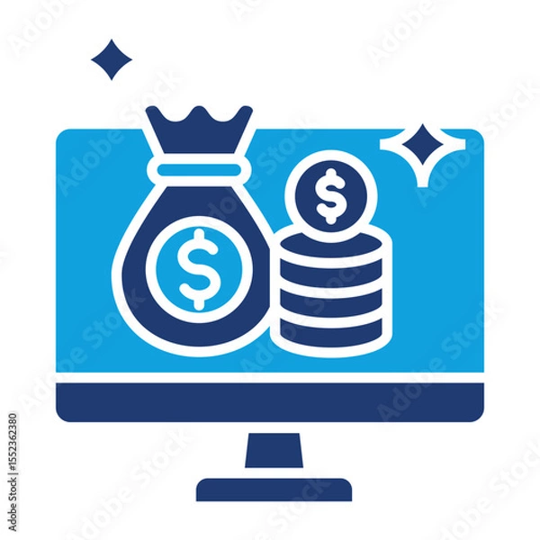 Obraz Digital Investment icon
