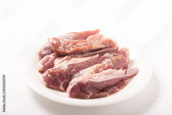 Fototapeta （国産）豚ほほ肉　（希少部位）