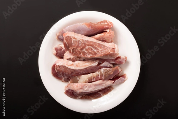 Fototapeta （国産）豚ほほ肉　（希少部位）