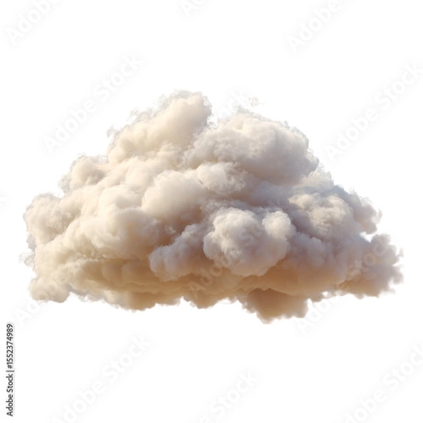 Fototapeta Abstract smoke clouds isolated on a black or white background, resembling steam or a fiery explosion in the air