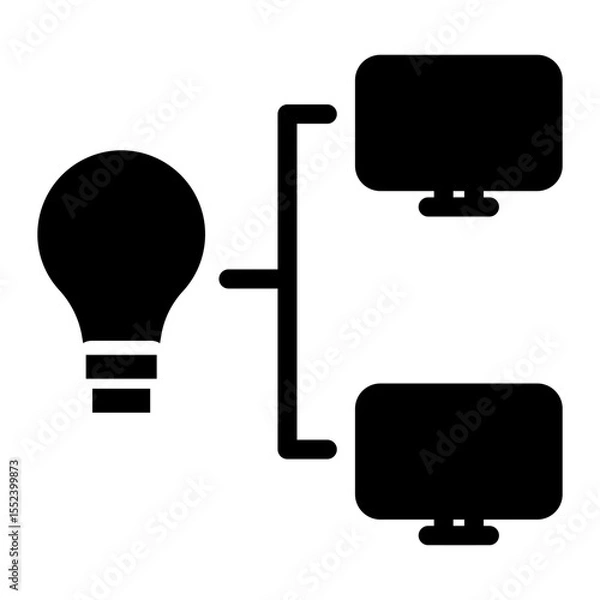 Fototapeta it Solid icon