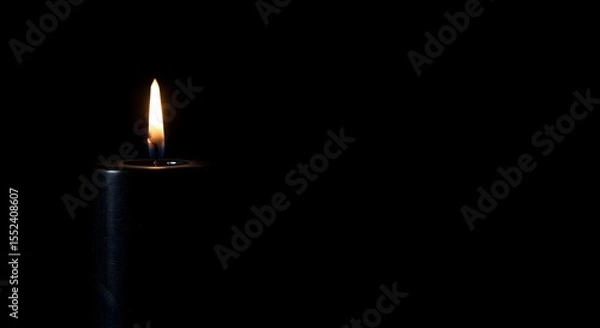 Fototapeta bereavement candle.