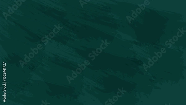 Obraz Emerald green watercolor background with grunge texture. Vector illustration