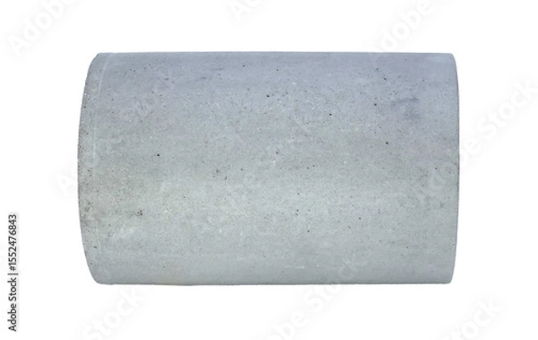 Fototapeta Concrete template podium pedestal for show cosmetic or skin care products display on transparent background png file
