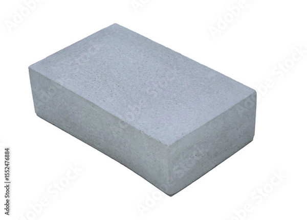 Fototapeta Concrete template podium pedestal for show cosmetic or skin care products display on transparent background png file