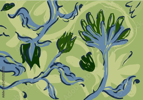 Obraz seamless floral pattern