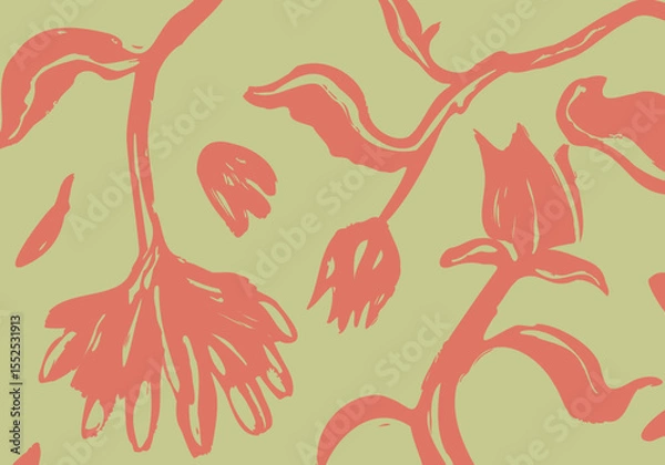 Obraz seamless floral pattern