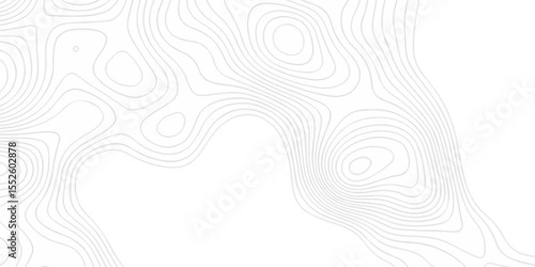 Obraz Abstract topography pattern seamless lines sea map modern design white background. Abstract digital topographic contour map concept space geometric strip grid line. Natural discovery of maps.	
