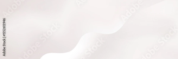Fototapeta Smooth nacre wavy gradient background. Soft liquid wallpaper. Silk taupe color texture for banner, flyer, presentation, graphic design. Abstract blurred wavy backdrop cover.