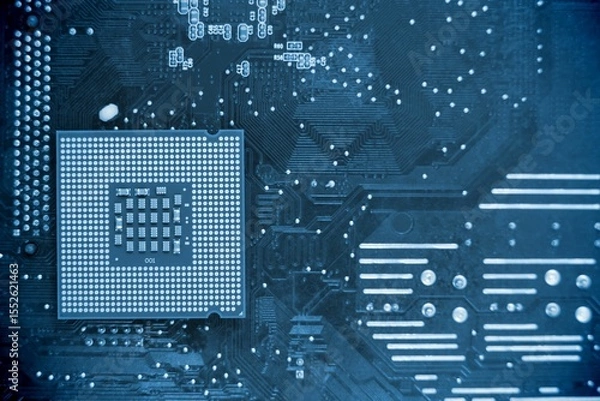 Obraz Micro parts in computer chip