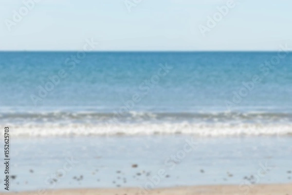 Obraz Scenic view of sea against clear sky