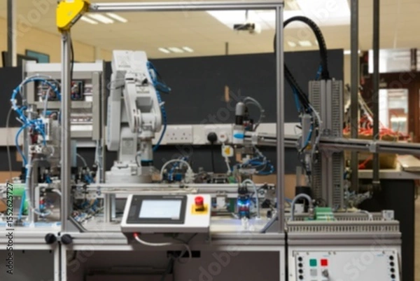 Obraz View of machine in industry