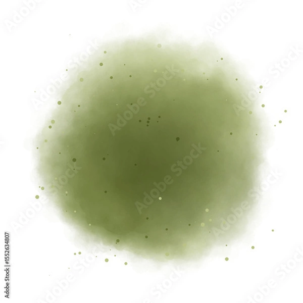 Fototapeta abstract green watercolor water splash