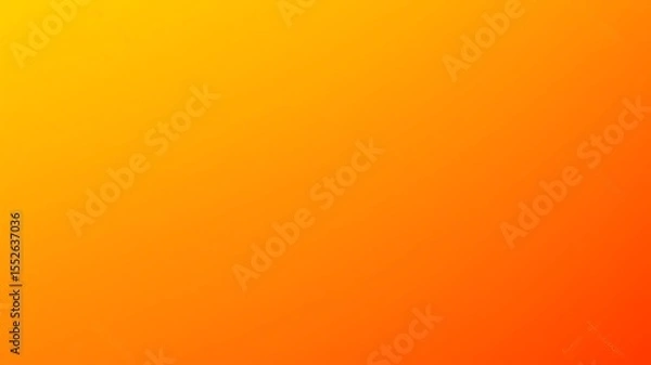 Fototapeta Orange and yellow gradient abstract background design featuring smooth blended color transitions