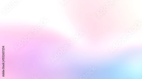 Fototapeta Soft pastel colors blend seamlessly creating a beautiful and smooth abstract background