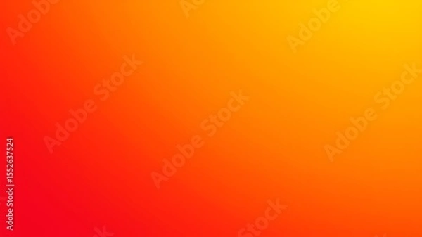 Fototapeta Vibrant gradient background with warm colors transitioning from red to yellow orange for design use