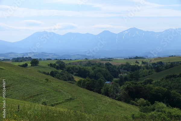 Obraz 初夏の十勝岳連邦