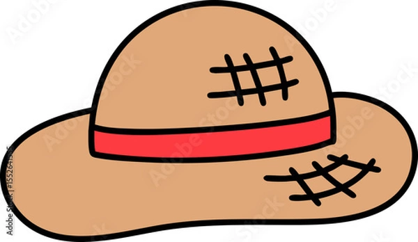 Fototapeta Straw hat