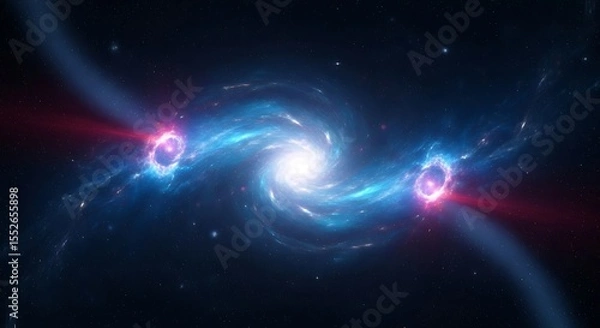 Fototapeta Cosmic Event in Space