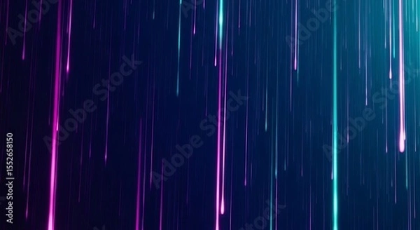 Fototapeta Abstract Glowing Lines