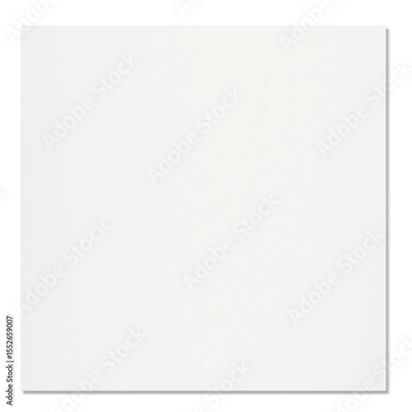 Obraz A blank white square canvas, often used for artistic projects or presentations.