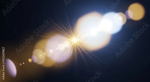 Fototapeta Lens Flare with Bokeh Effect
