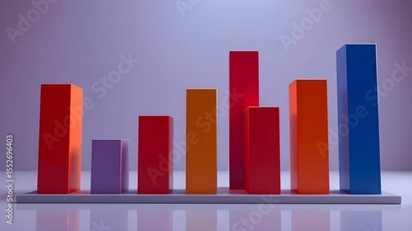 Obraz business graph 