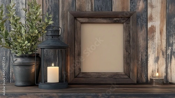 Obraz old fashioned lantern