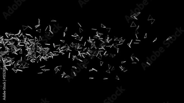 Obraz flying stream of particles
