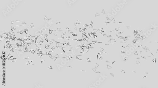 Obraz flying stream of particles
