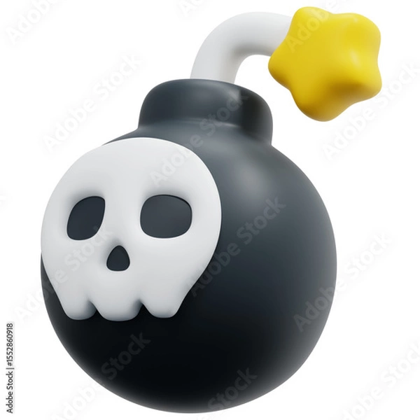 Obraz 3D Bomb