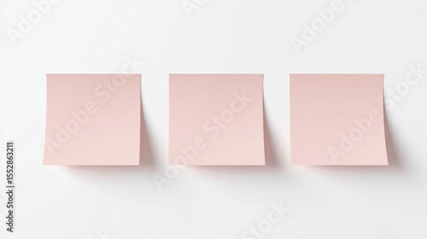 Fototapeta set of blank stickers, set of paper sheets