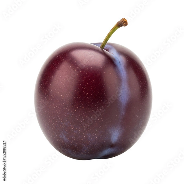 Fototapeta plum isolated on white