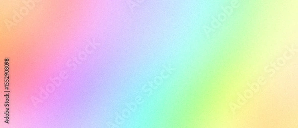 Obraz Rainbow color gradient background with grainy texture