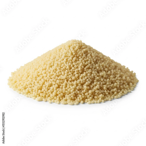 Fototapeta Couscous Isolated on White Background