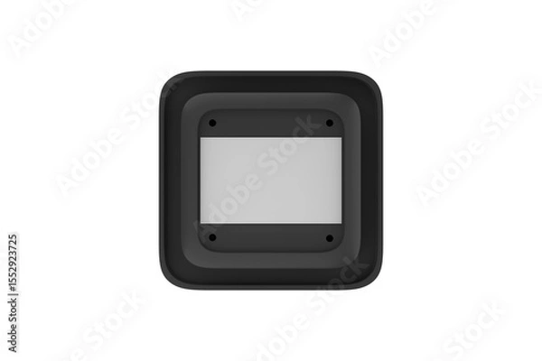 Obraz Glossy Plastic Food Container Mockup. 3d illustration 