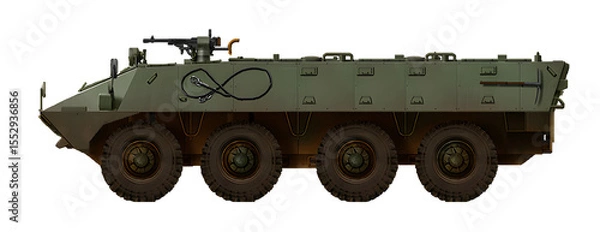 Fototapeta BAPC-1 APC (BTR concept, for the Bulgarian army, based on the BTR-60, with a 12.7mm machine gun)