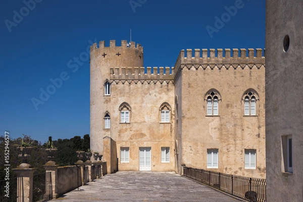 Fototapeta Exploring the History and Elegance of Donnafugata Castle in Ragusa, Sicily, Italy