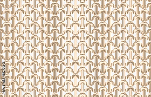 Obraz geometric fabric wallpaper background pattern design  abstract cover gold clean seamless textile
