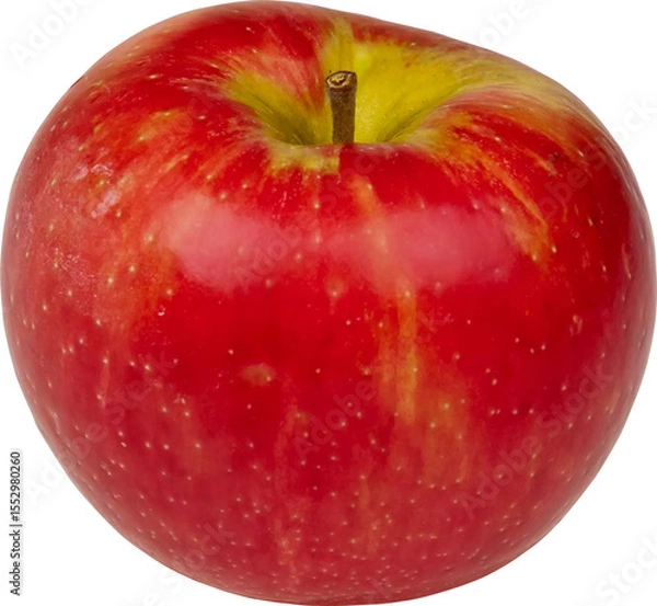 Obraz Honeycrisp Apple Isolated From Background