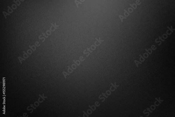 Fototapeta Matte dark tone black color paint on blank eco environmental friendly cardboard box paper texture background with space minimalist style 