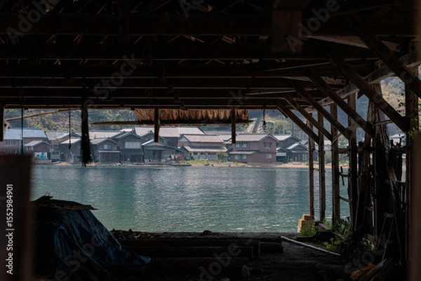 Obraz 京都府与謝郡伊根町の風景