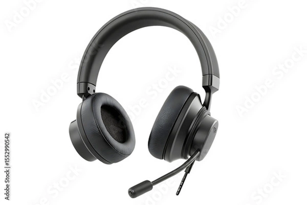 Obraz headphones isolated on white background